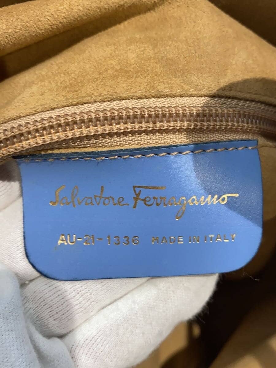 Salvatore Ferragamo tote bag leather blue au-21-1336 7