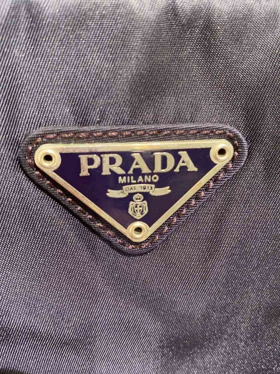 PRADA tote bag nylon navy plain 5