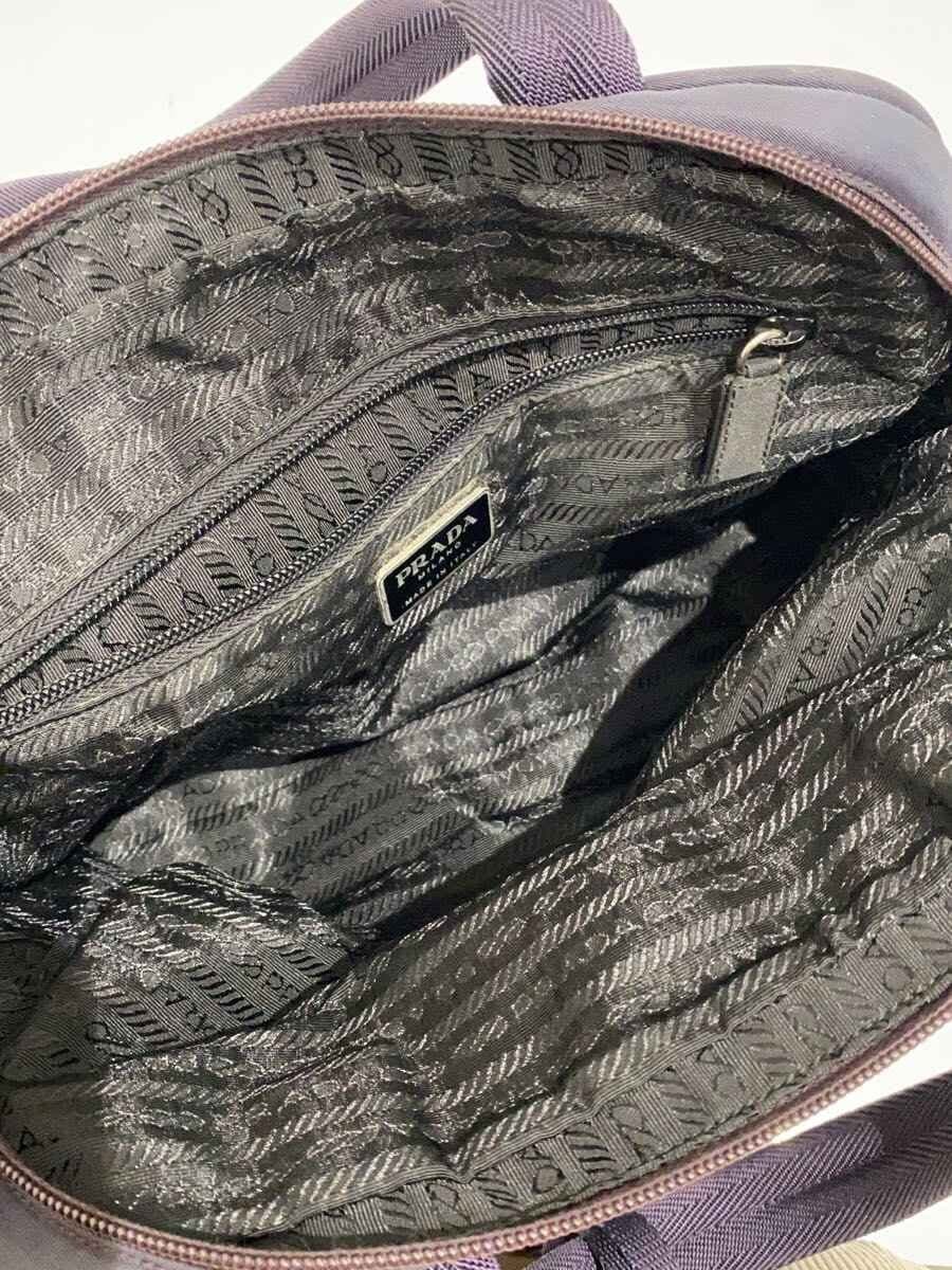 PRADA tote bag nylon navy plain 7