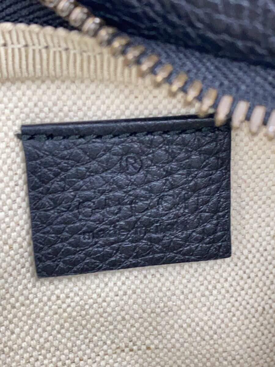 GUCCI Waist Bag Leather BLK 527792204991 5