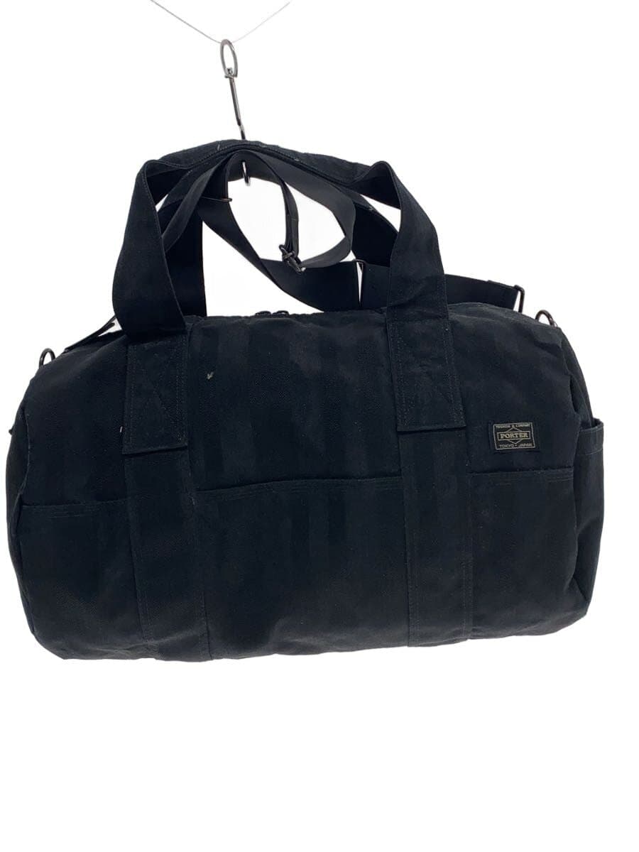 PORTER Boston Bag Canvas BLK Solid