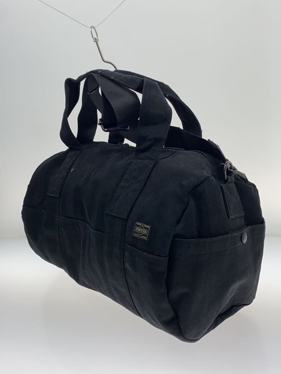 PORTER Boston Bag Canvas BLK Solid 2