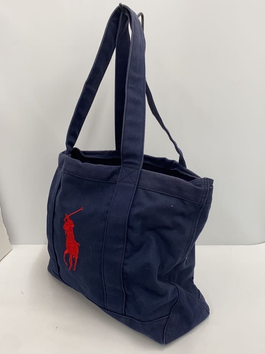 RALPH LAUREN Tote Bag Cotton NVY 2