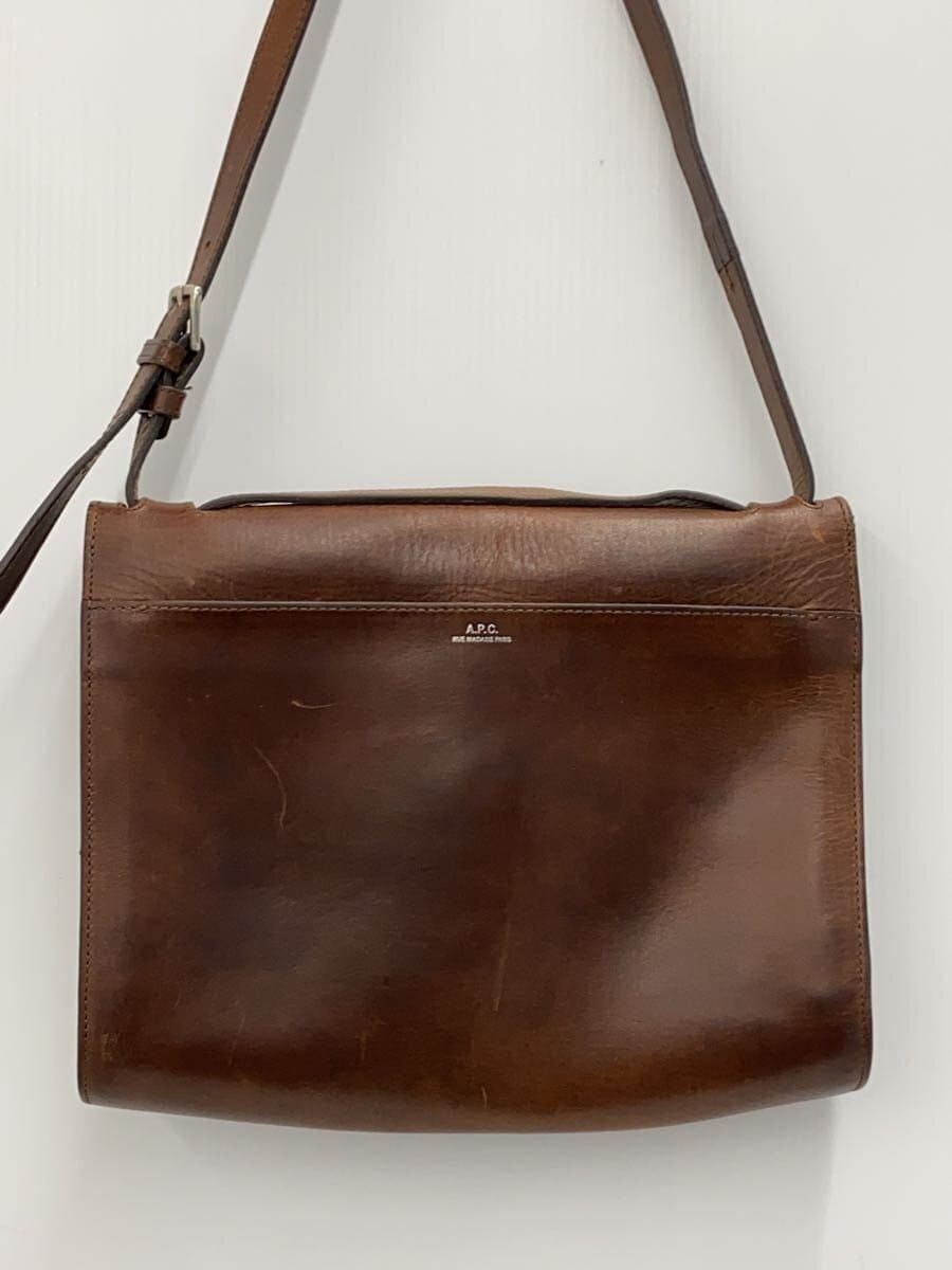 A.P.C. Shoulder Bag Leather BRW 3