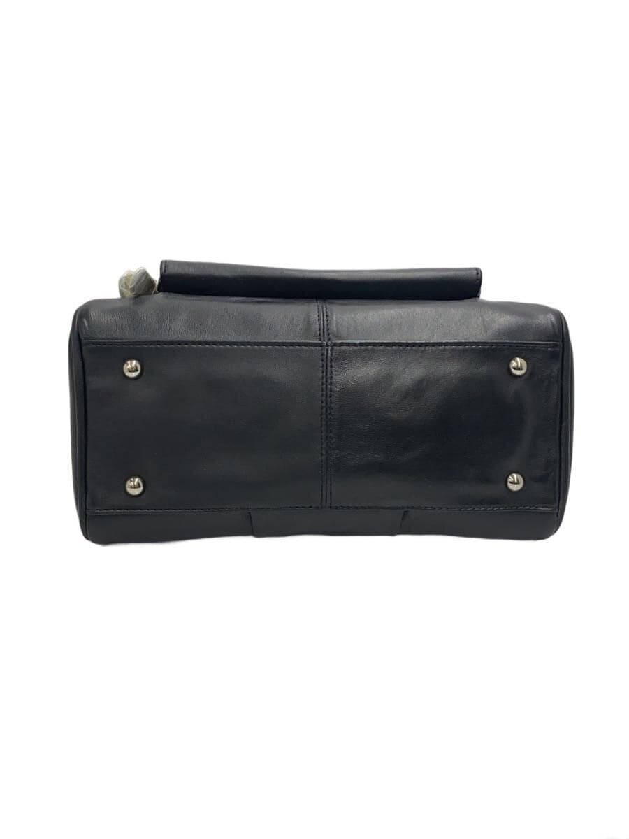 Other Brand CHIOCCIOLA Boston Bag Leather BLK 4
