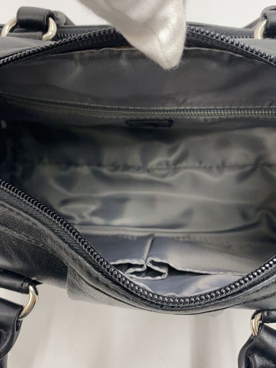 Other Brand CHIOCCIOLA Boston Bag Leather BLK 6