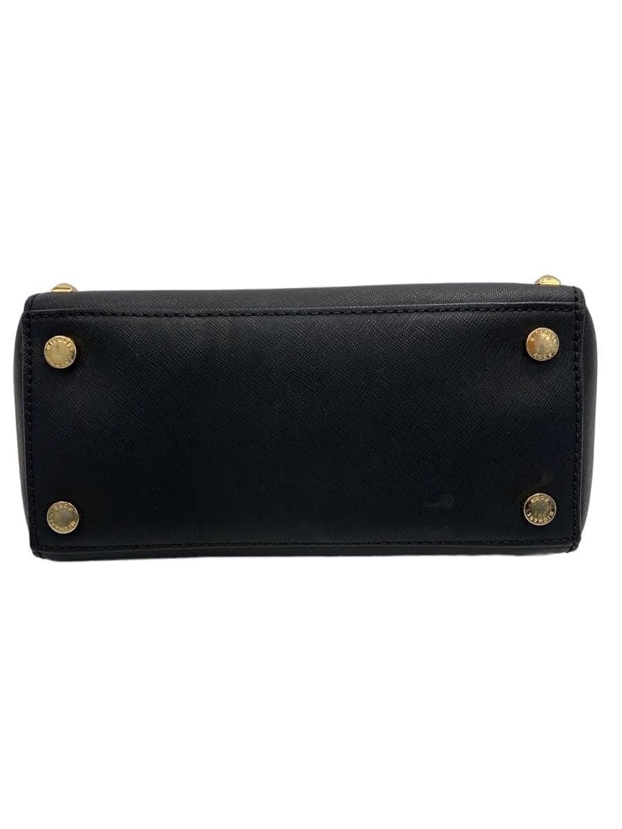 MICHAEL KORS Handbag Leather BLK PS-1709 4