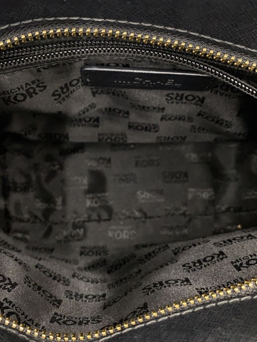 MICHAEL KORS Handbag Leather BLK PS-1709 6