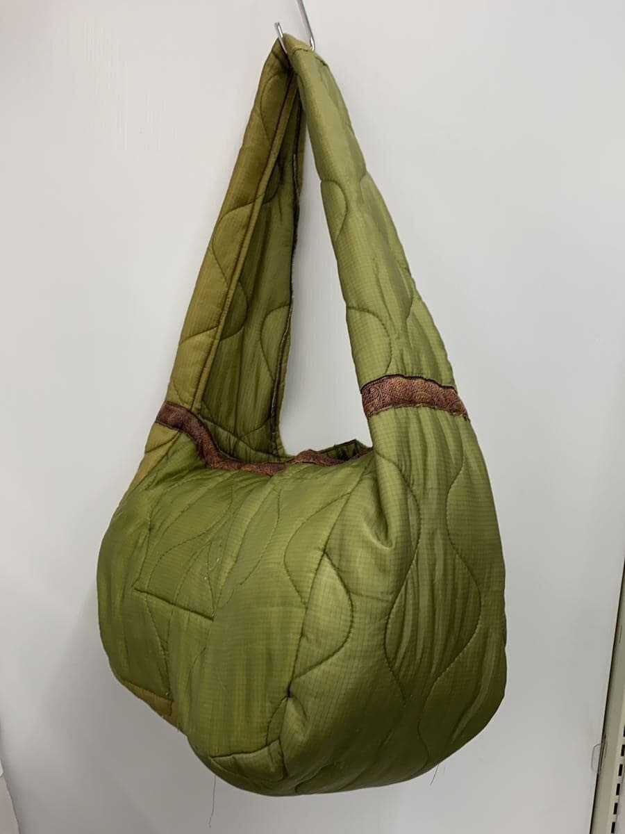 THRIFTY LOOK Shoulder Bag Nylon GRN 2