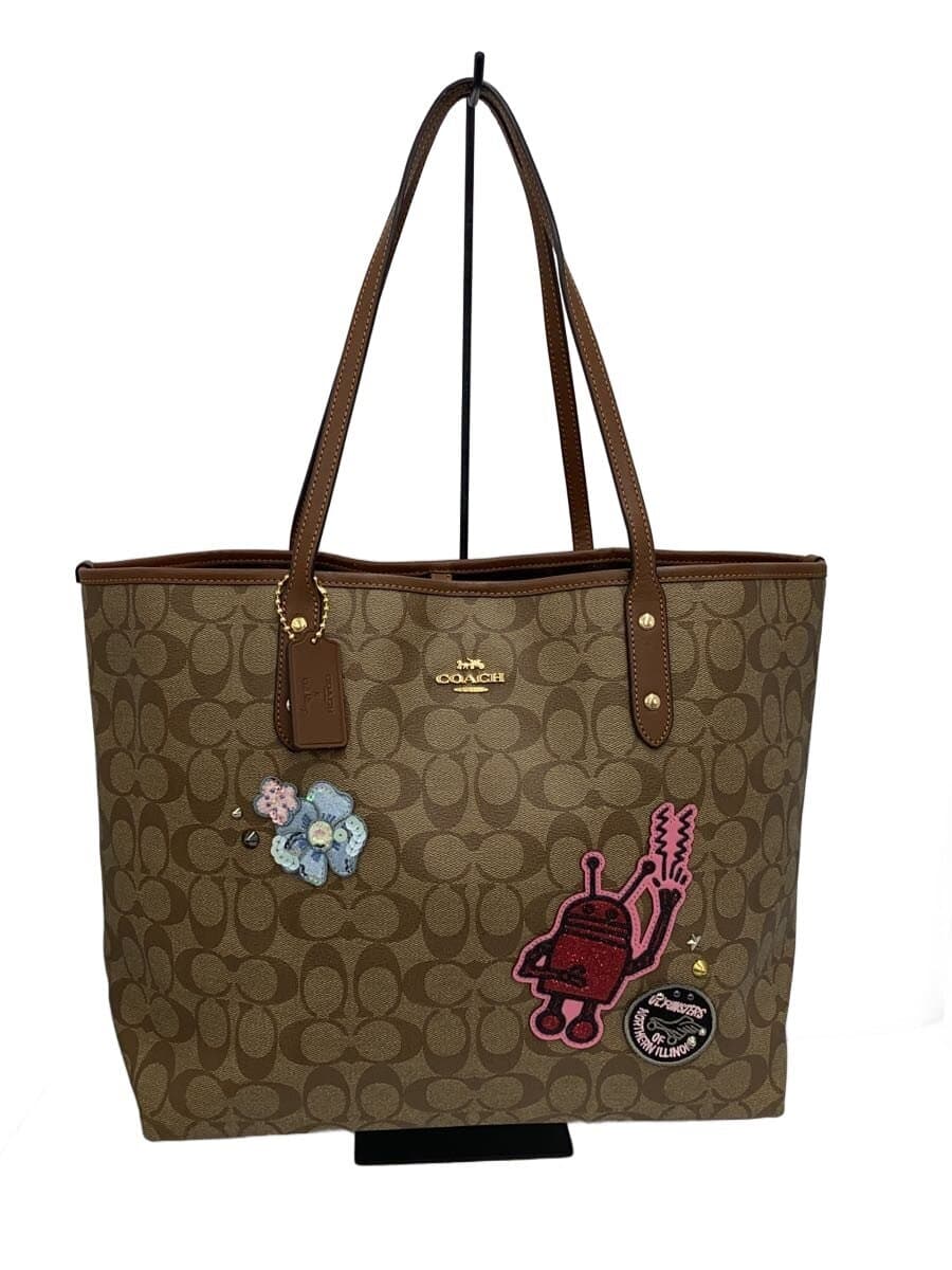 COACH x Keith Haring Tote Bag BEG All Over Pattern F48728