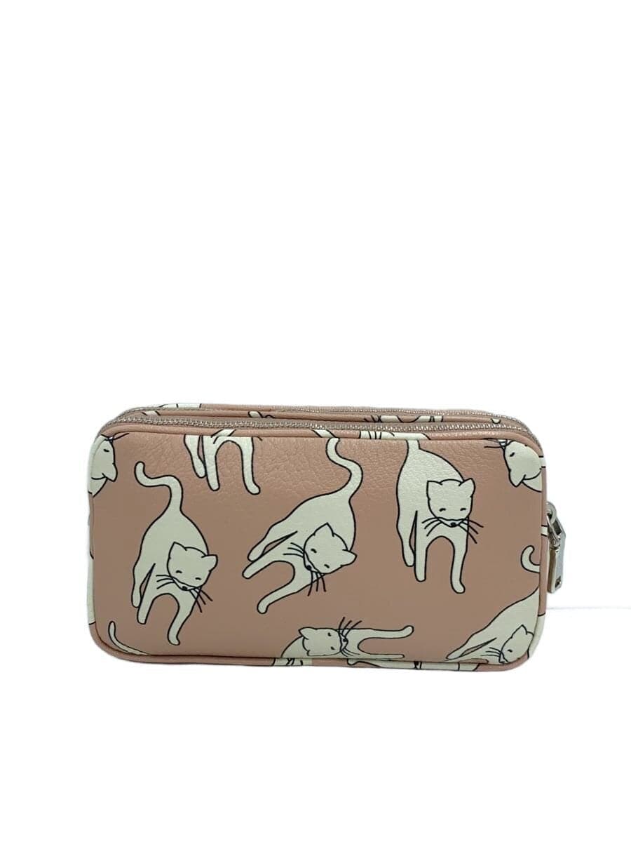 MIU MIU Shoulder Bag Leather PNK All Over Pattern 5ZH011 3