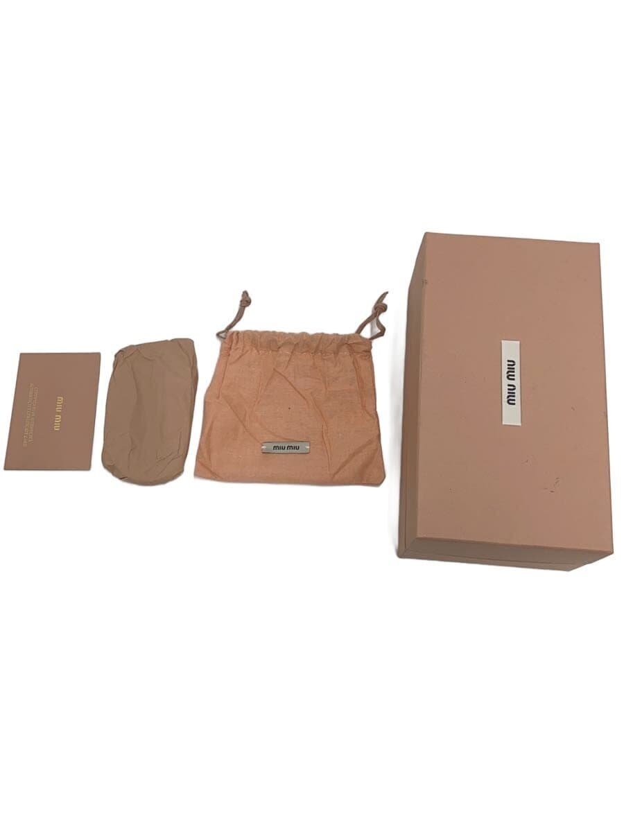 MIU MIU Shoulder Bag Leather PNK All Over Pattern 5ZH011 7