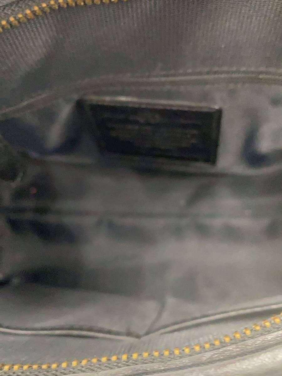 COACH Handbag Leather BLK F1482 6