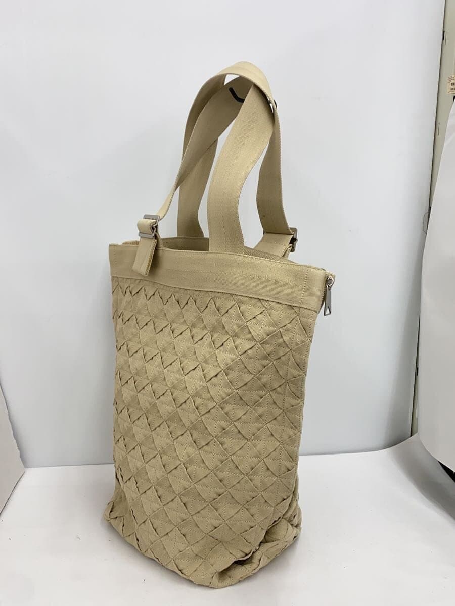 BOTTEGA VENETA Tote Bag Canvas BEG 2