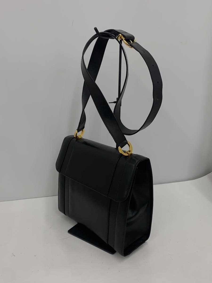 Salvatore Ferragamo Shoulder Bag Leather Black 2