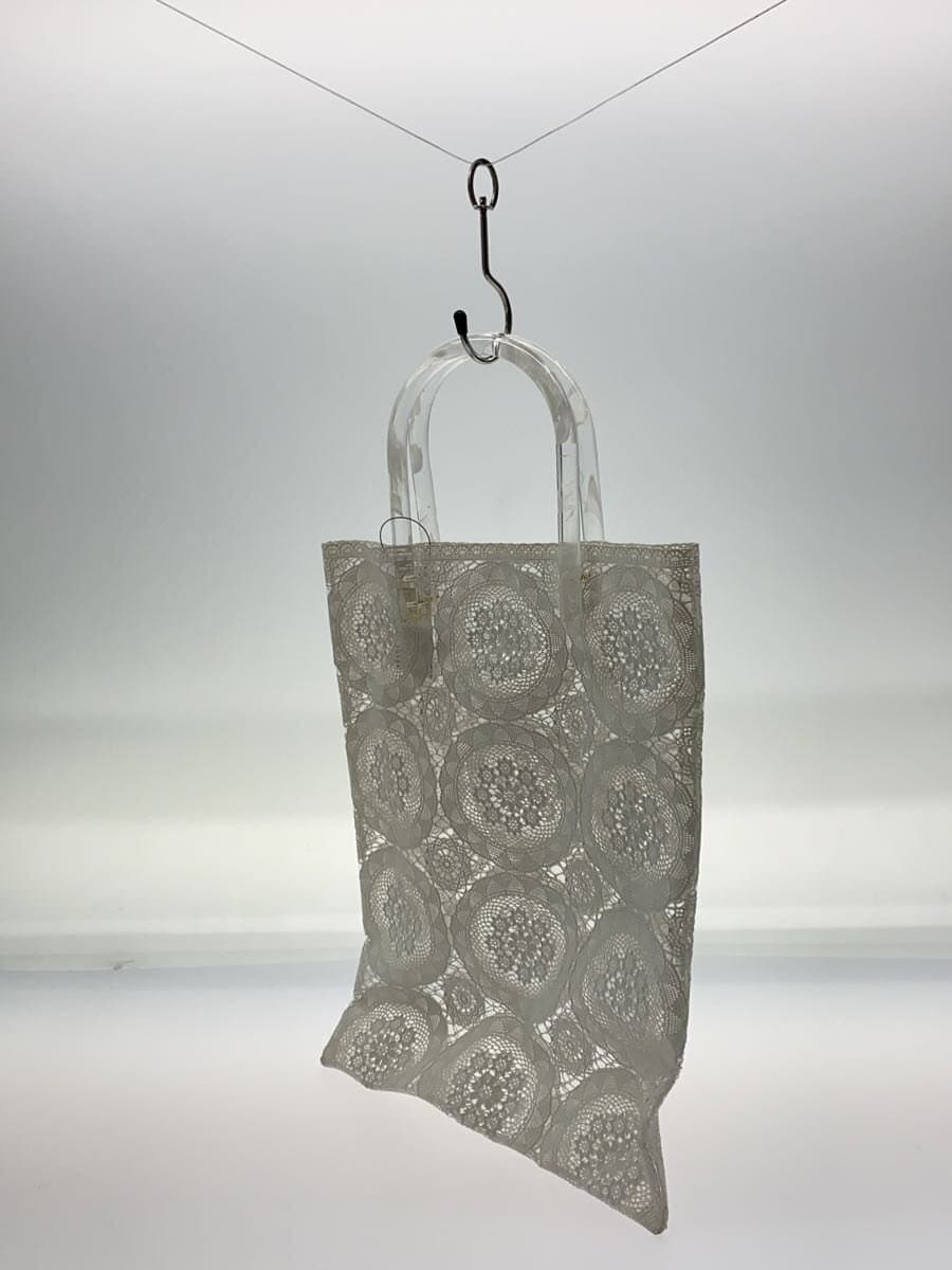 mame kurogouchi Tote Bag WHT All Over Pattern 2