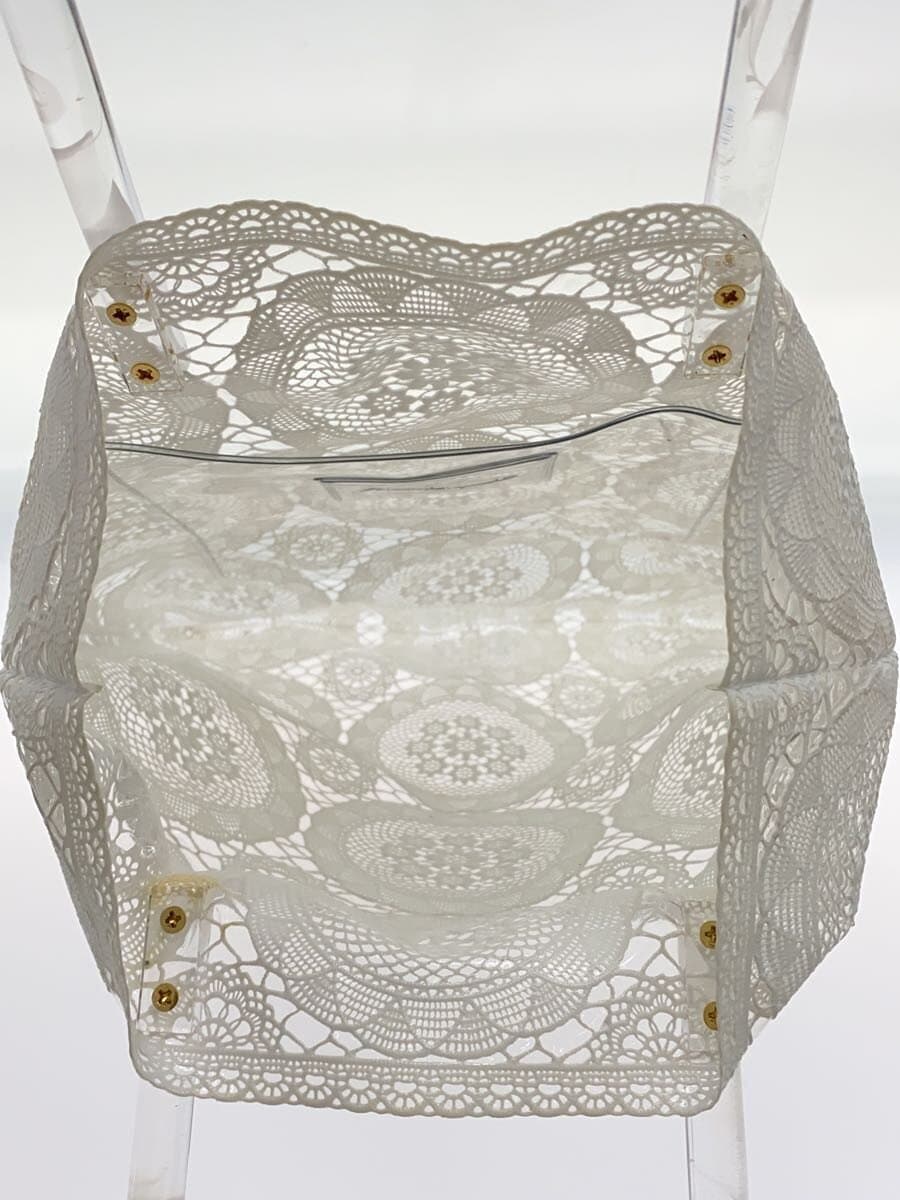 mame kurogouchi Tote Bag WHT All Over Pattern 6