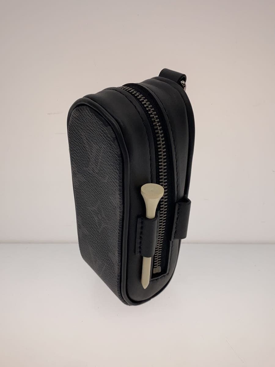 LOUIS VUITTON Pouch PVC Black All-over pattern 2