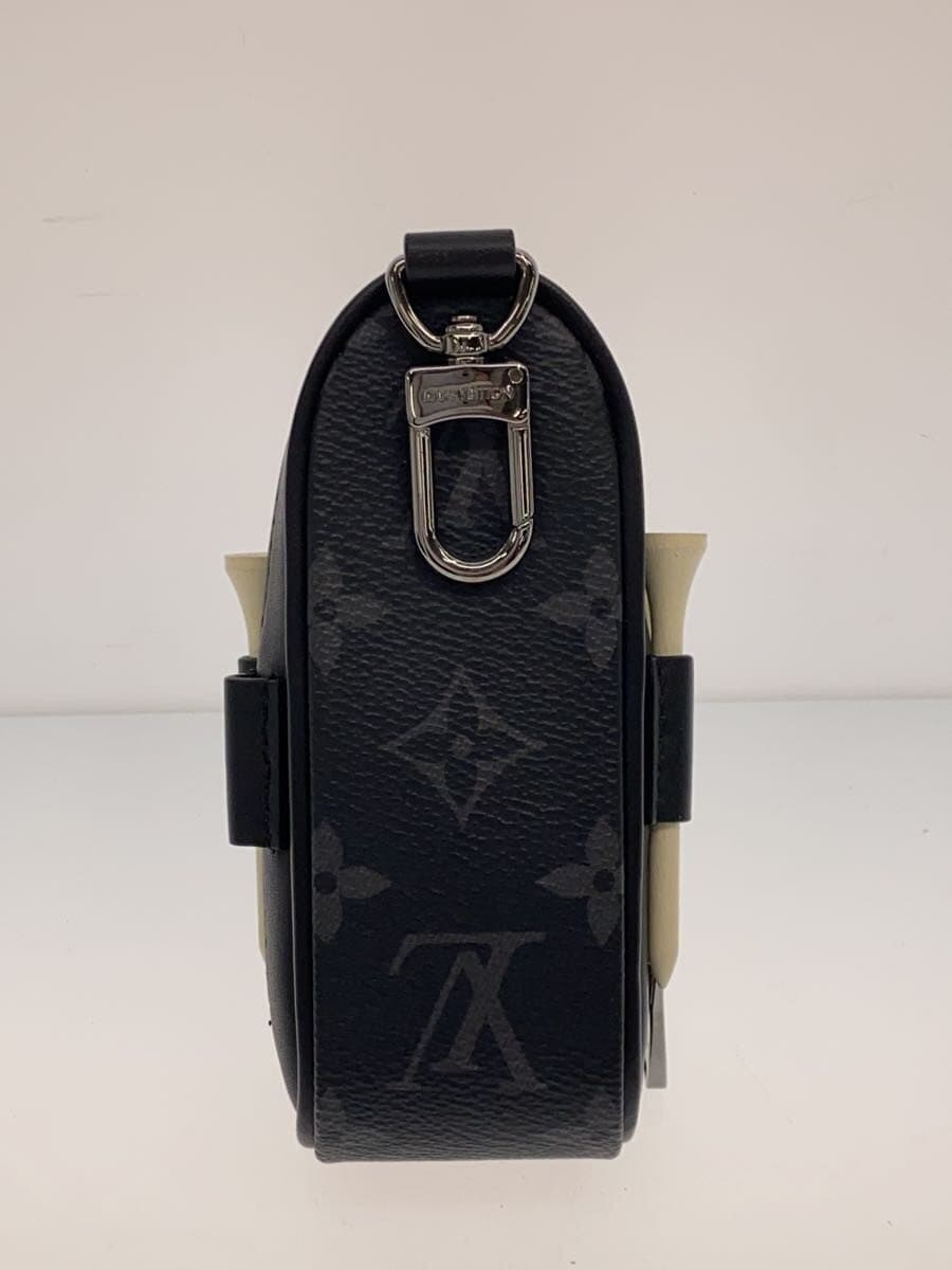 LOUIS VUITTON Pouch PVC Black All-over pattern 3