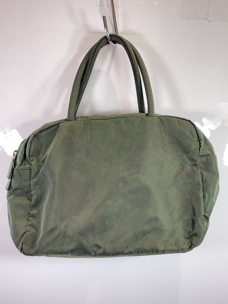 PRADA Handbag Nylon KHK 3