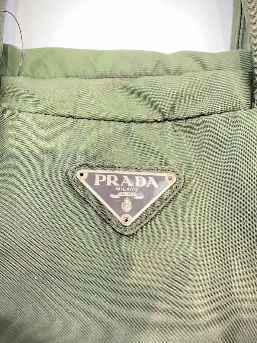 PRADA Handbag Nylon KHK 5