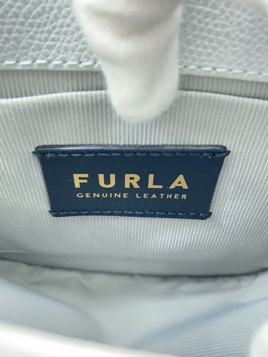 FURLA shoulder bag PVC BLUE 5