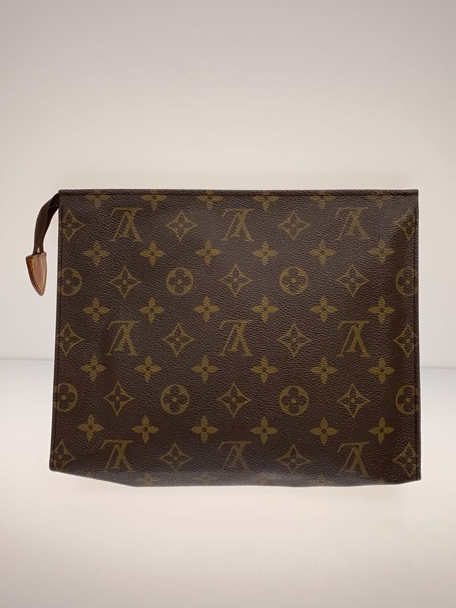 LOUIS VUITTON Pouch Toilet 26 Monogram Canvas PVC BRW M47542 3