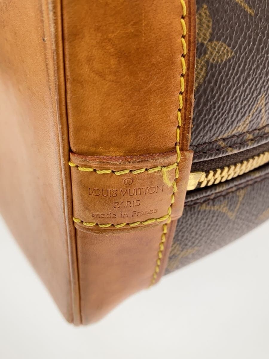 LOUIS VUITTON 1) Alma Monogram Canvas PVC BRW Allover Pattern M51130 5