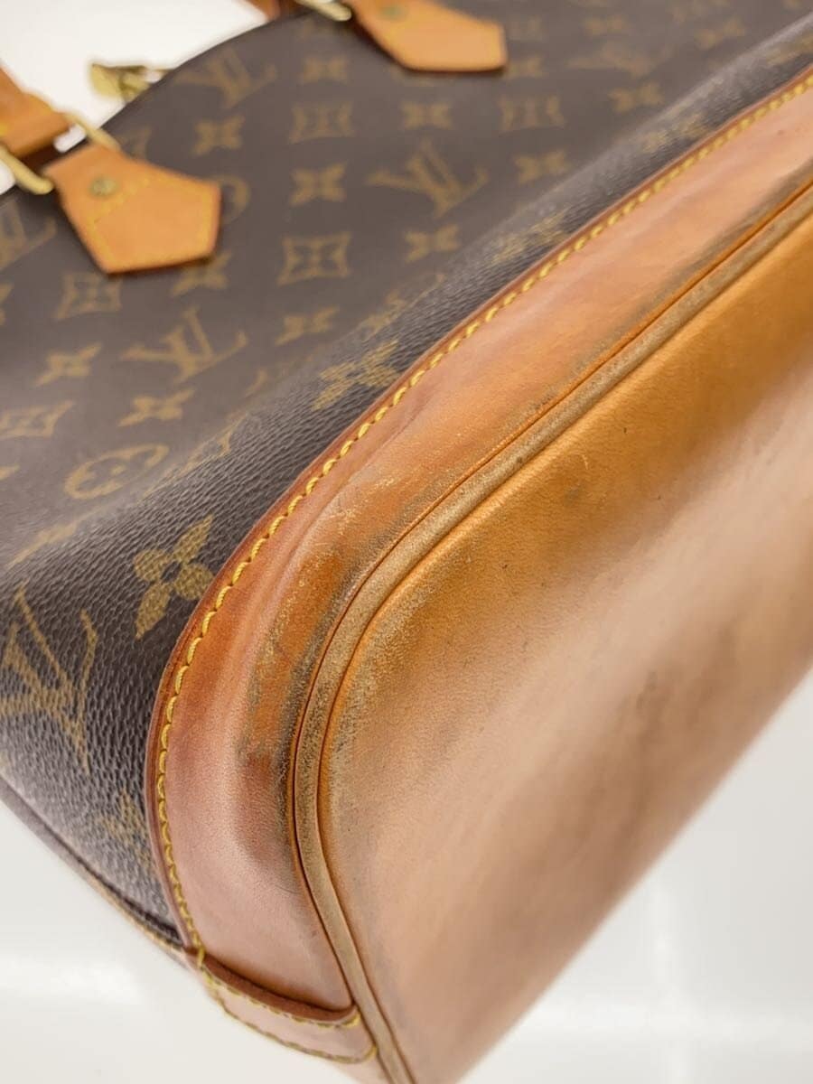 LOUIS VUITTON 1) Alma Monogram Canvas PVC BRW Allover Pattern M51130 7