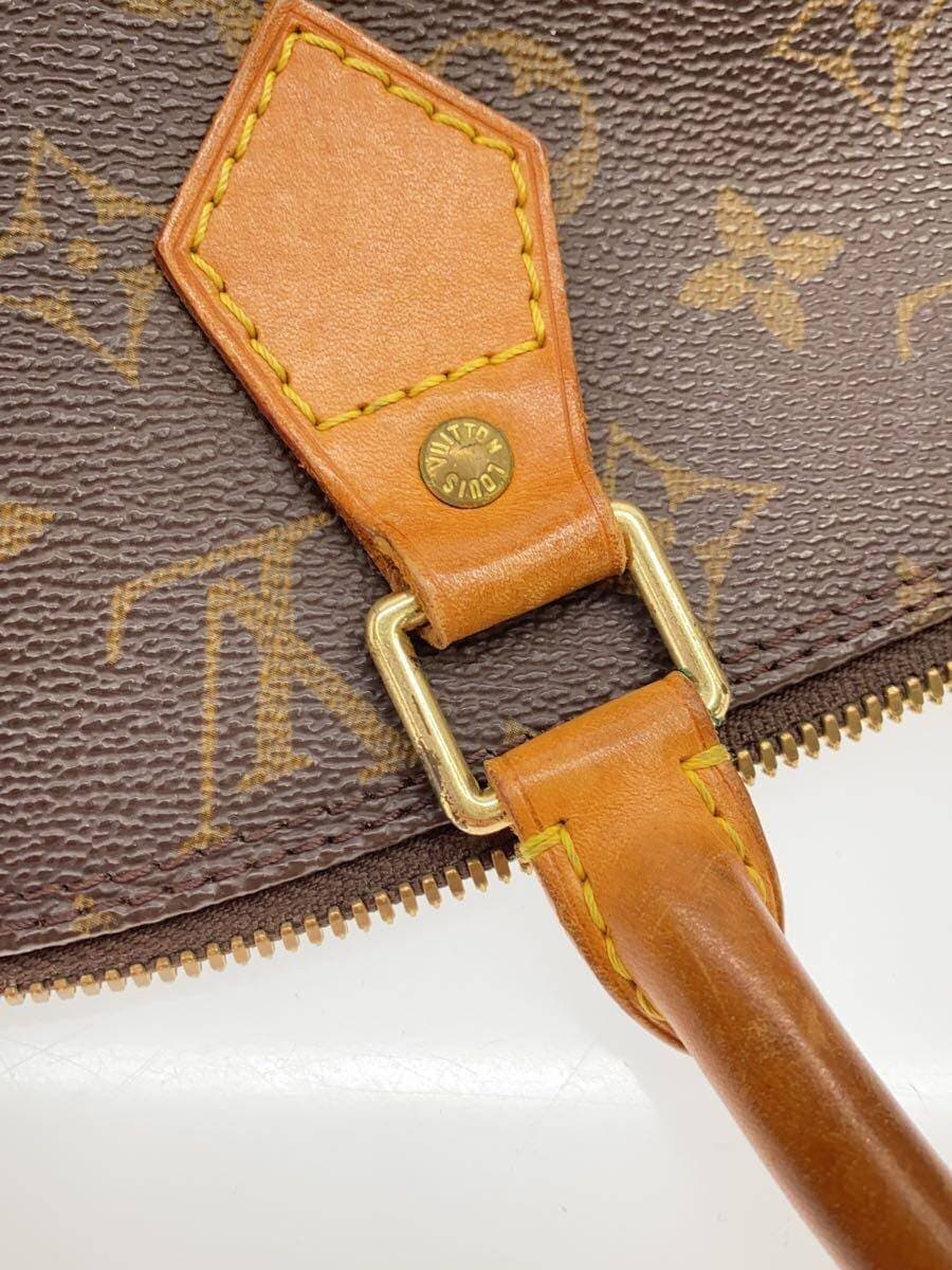 LOUIS VUITTON 1) Alma Monogram Canvas PVC BRW Allover Pattern M51130 9