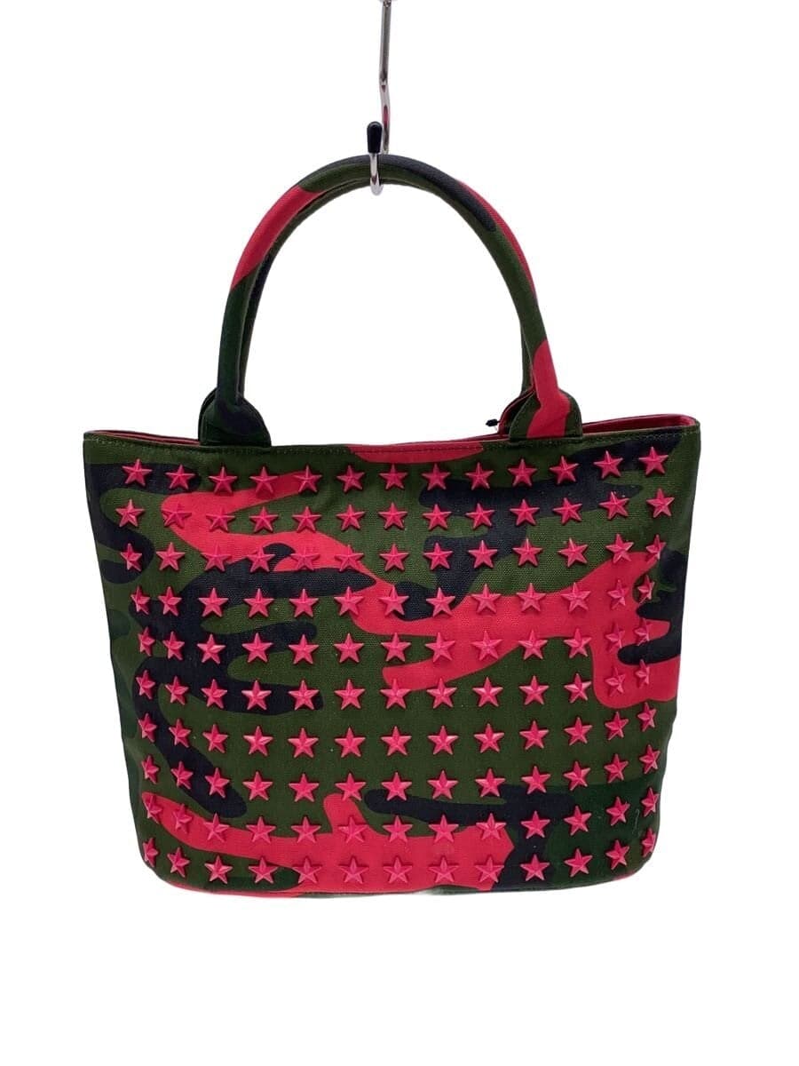 V12 Tote Bag Cotton Multicolor Camouflage