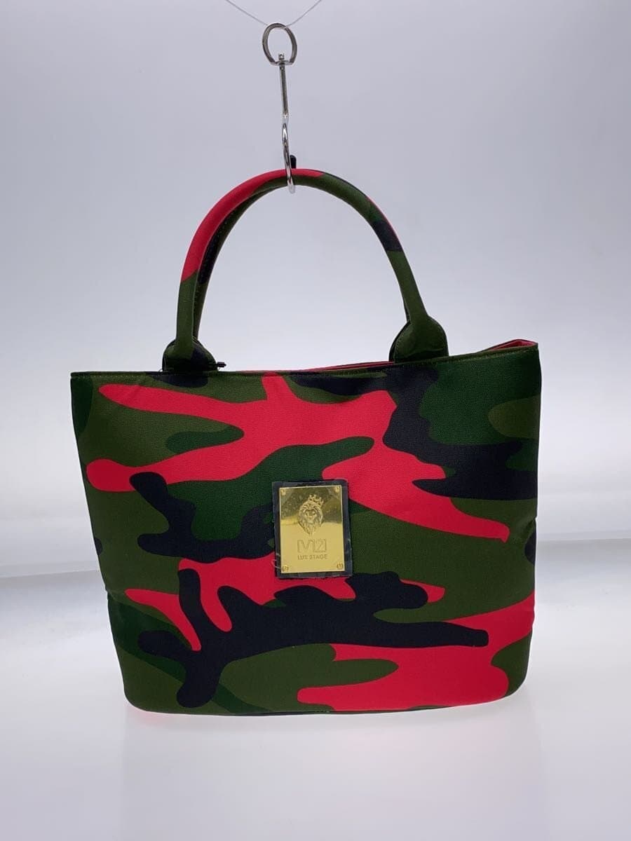 V12 Tote Bag Cotton Multicolor Camouflage 3