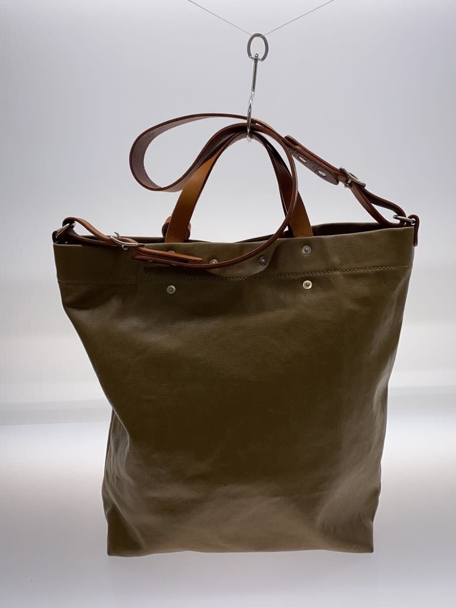 Beautiful drawing tote bag PVC KHK 3