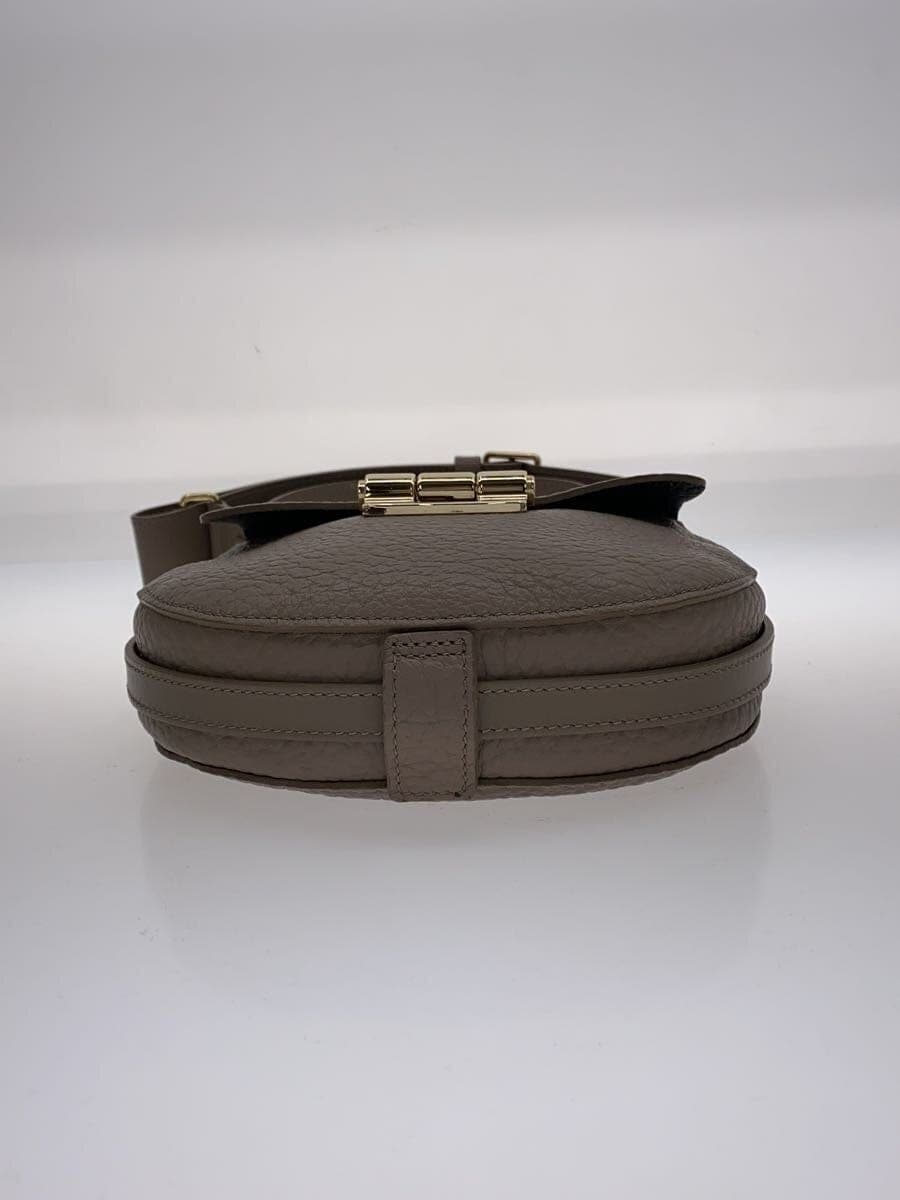 FURLA shoulder bag -- BEG plain F6900 4