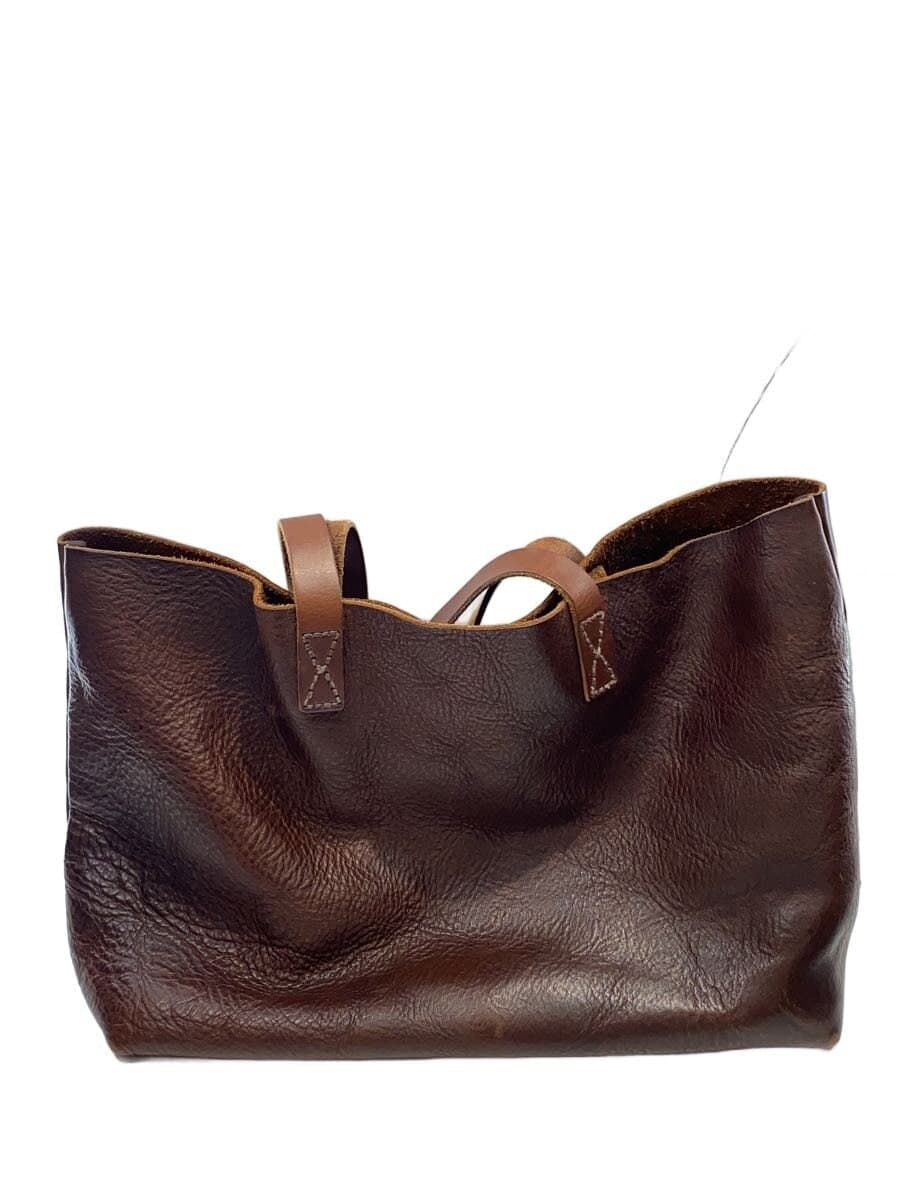 SLOW Tote Bag Leather BRW