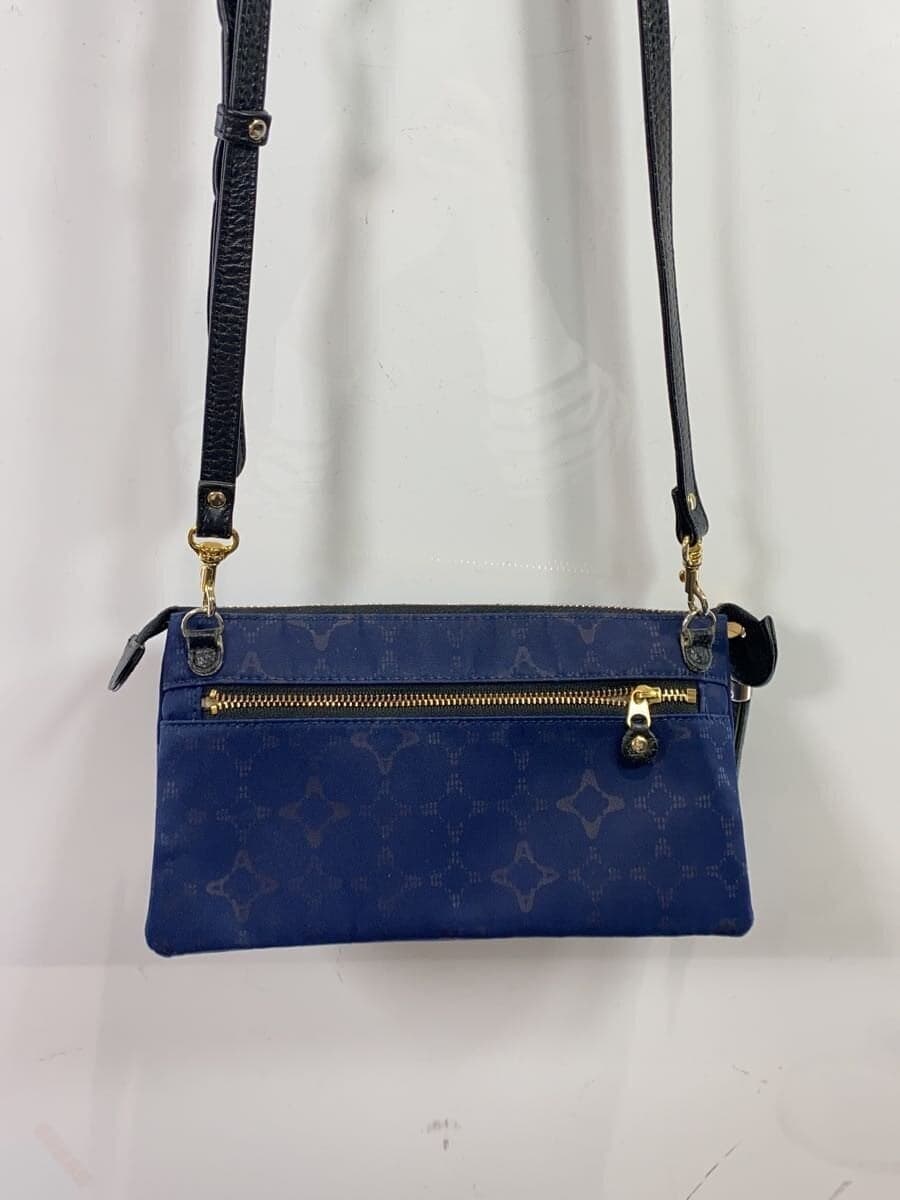 ATAO shoulder bag -- NVY all-over pattern wallet pochette 3