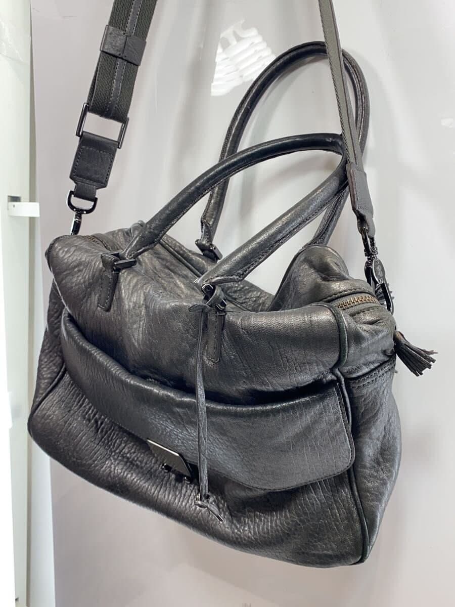 ANYA HINDMARCH shoulder bag leather GRY 2