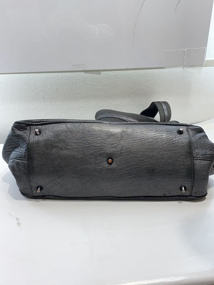 ANYA HINDMARCH shoulder bag leather GRY 4