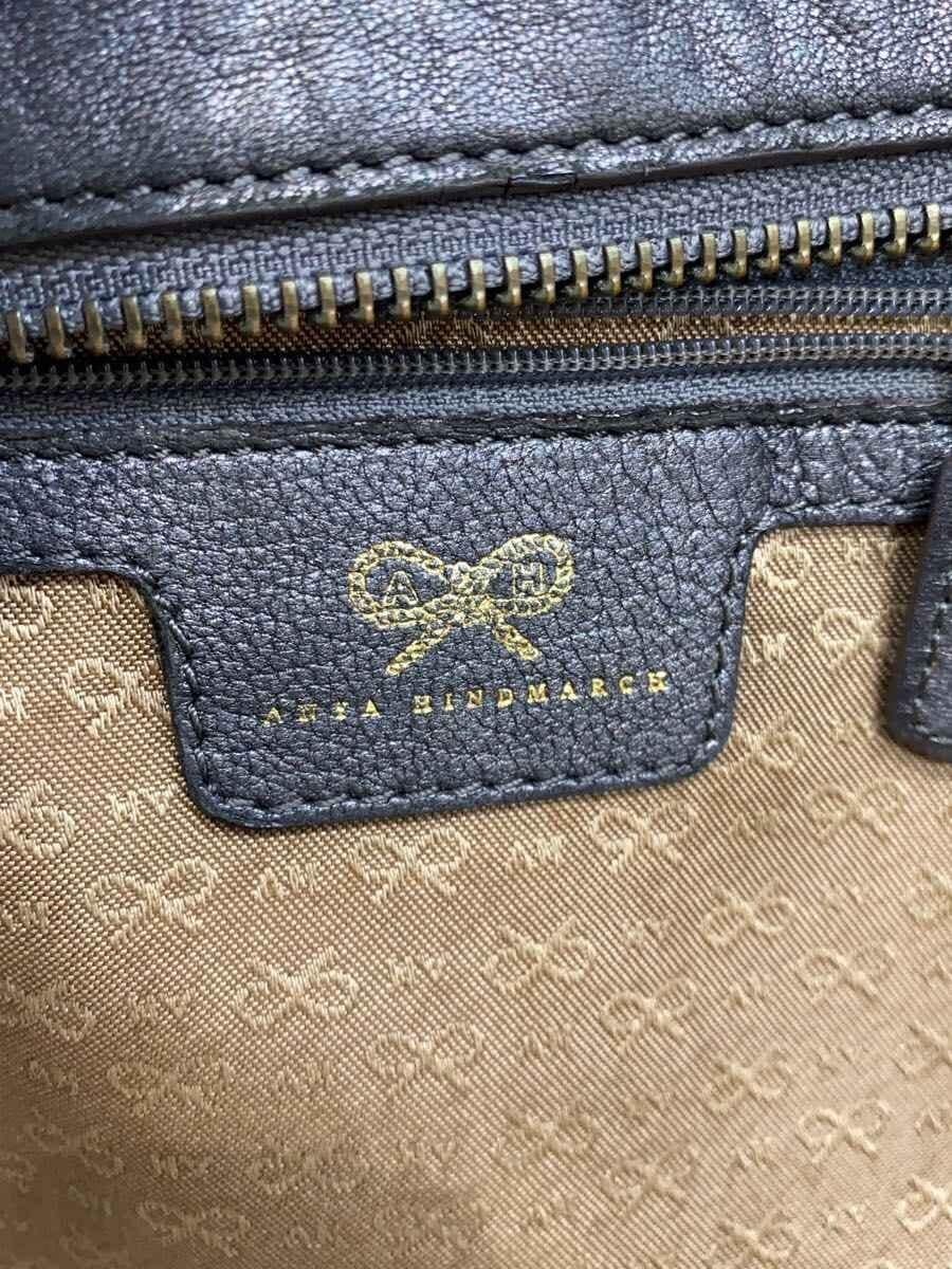 ANYA HINDMARCH shoulder bag leather GRY 5