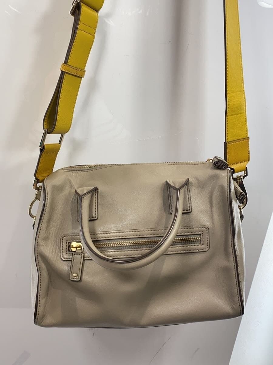 ANYA HINDMARCH shoulder bag leather GRY 3