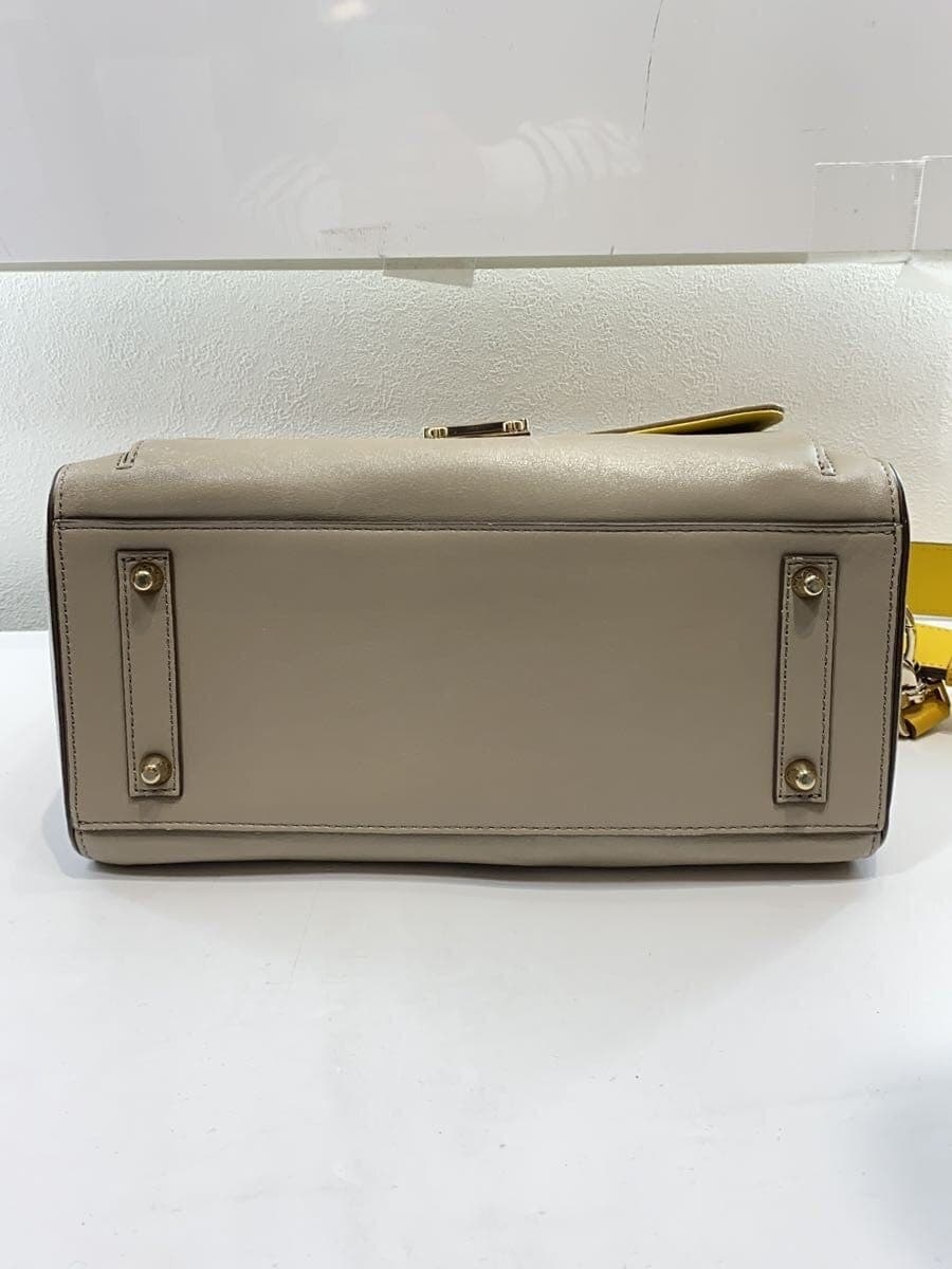 ANYA HINDMARCH shoulder bag leather GRY 4