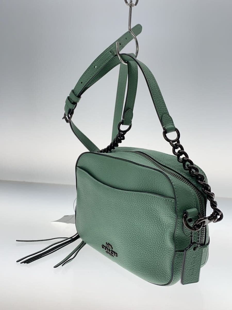 COACH Camera Bag Shoulder Bag Leather GRN 29411 2