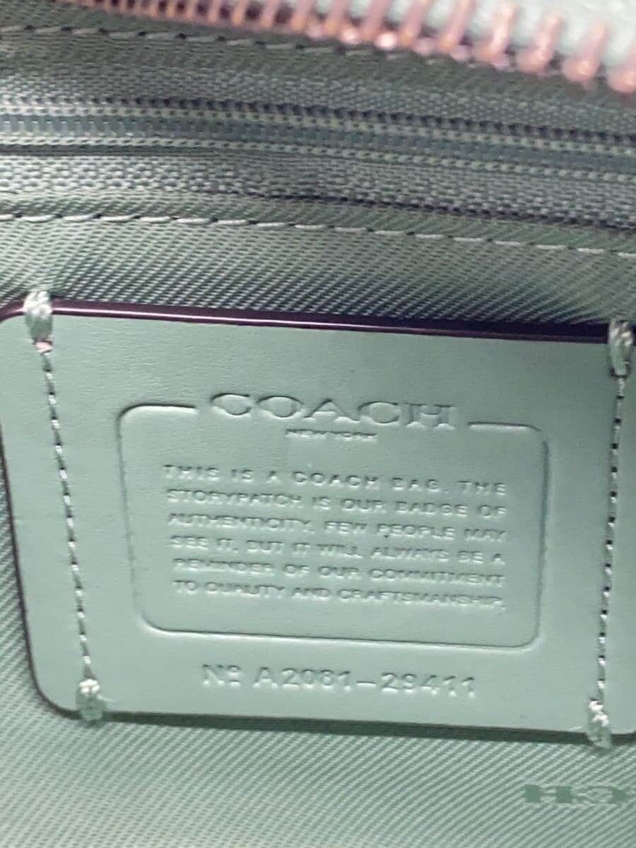 COACH Camera Bag Shoulder Bag Leather GRN 29411 5
