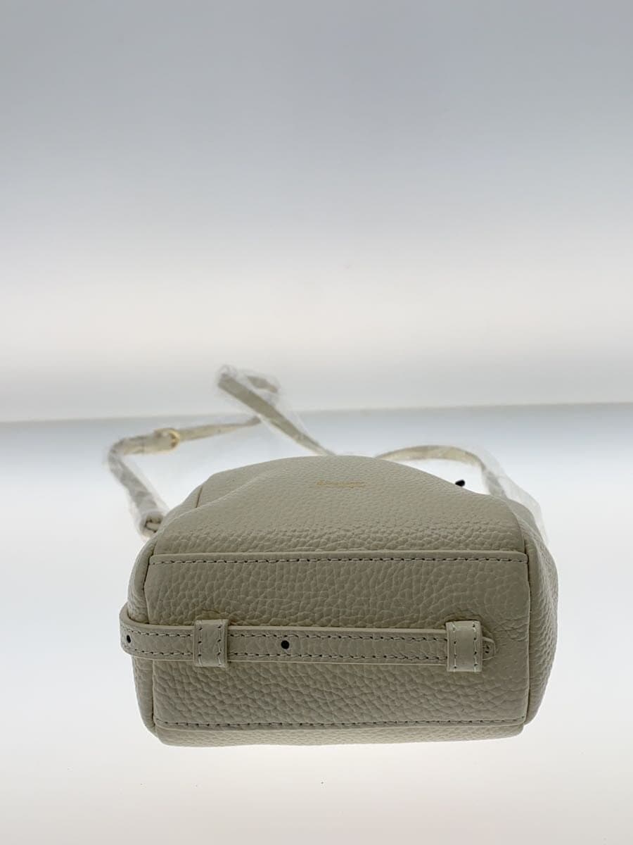 Beaure Mini Shoulder Bag Leather WHT DL1005S 4