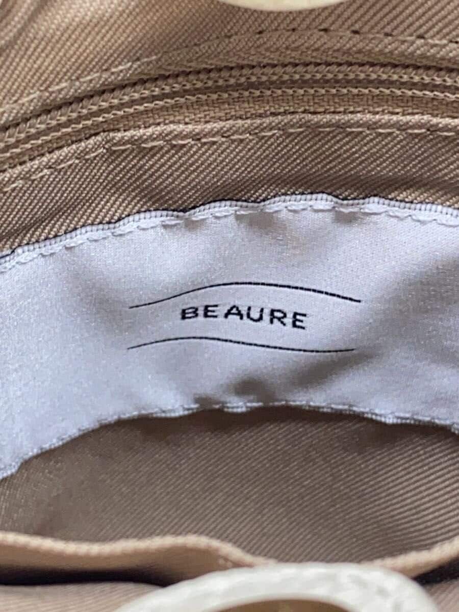 Beaure Mini Shoulder Bag Leather WHT DL1005S 5