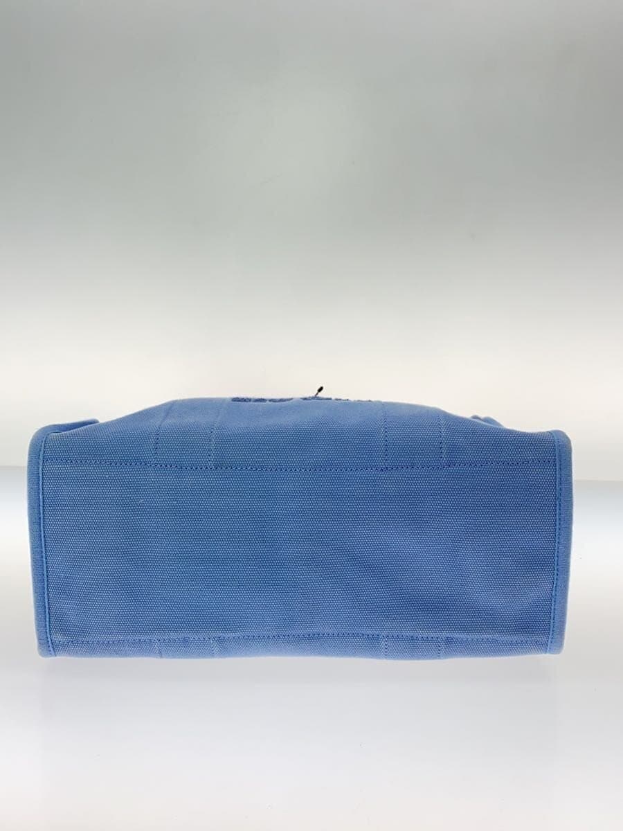 COACH Cargo Tote Canvas BLU 4