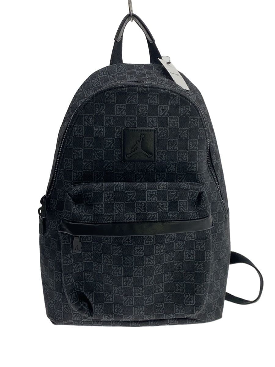 JORDAN BRAND Monogram Backpack Cotton BLK All Over Pattern