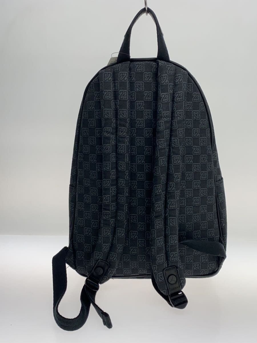 JORDAN BRAND Monogram Backpack Cotton BLK All Over Pattern 3