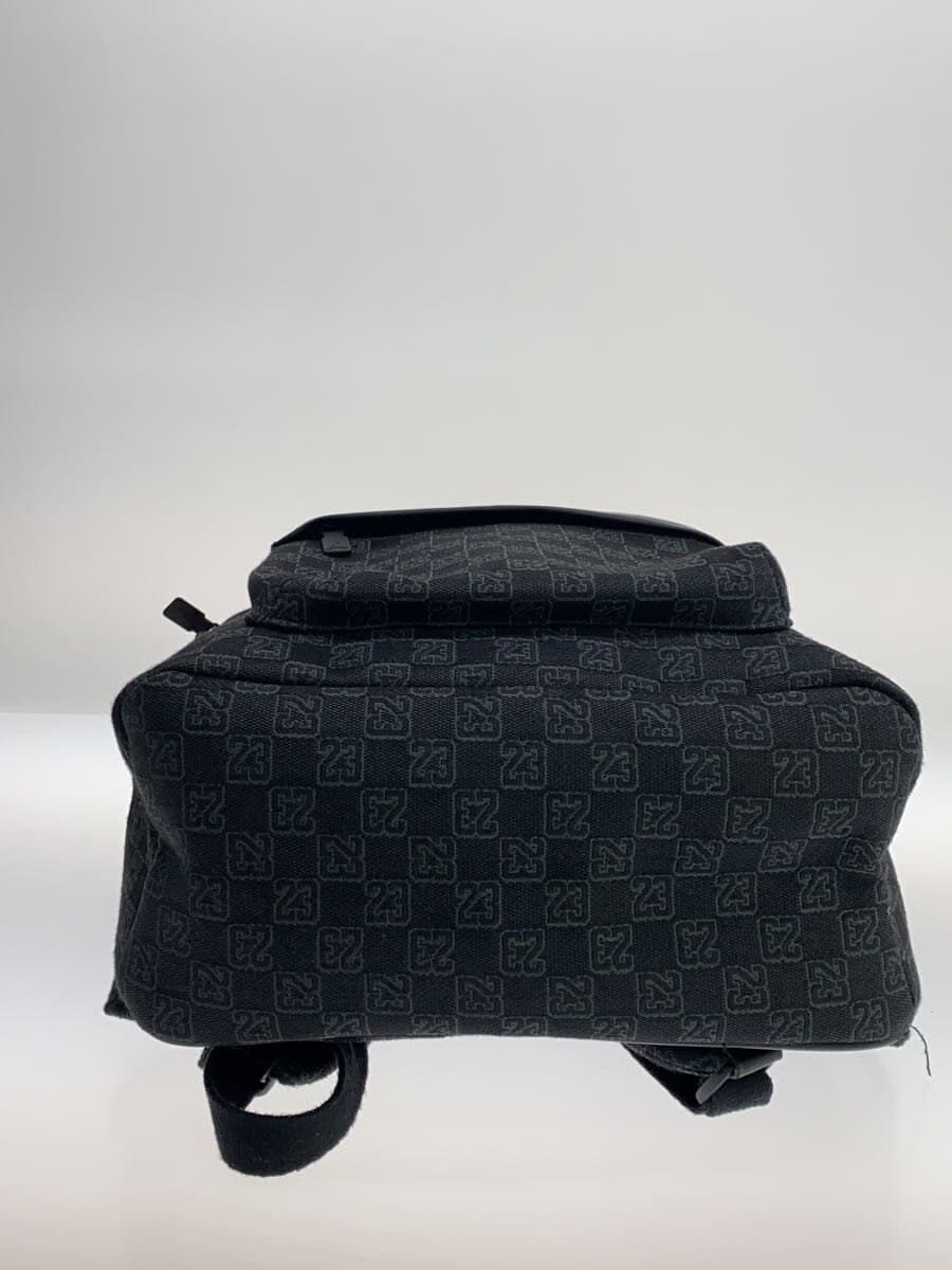 JORDAN BRAND Monogram Backpack Cotton BLK All Over Pattern 4