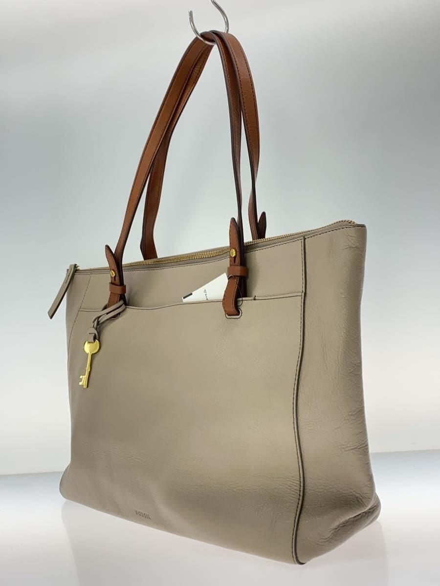 FOSSIL Rachel Tote Tote Bag Leather BEG 2